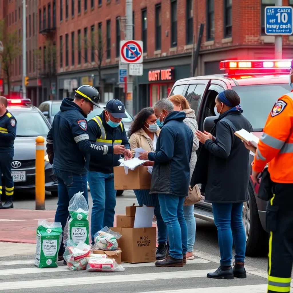 Emergency responders assist individuals affected by overdoses in Baltimore's Penn North neighborhood.