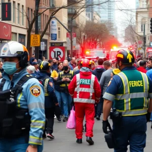 Emergency responders assisting individuals during a mass overdose in Baltimore.
