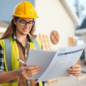 First-time buyer reviewing home inspection checklist