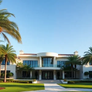 Opulent mansion in Beverly Hills with expansive gardens
