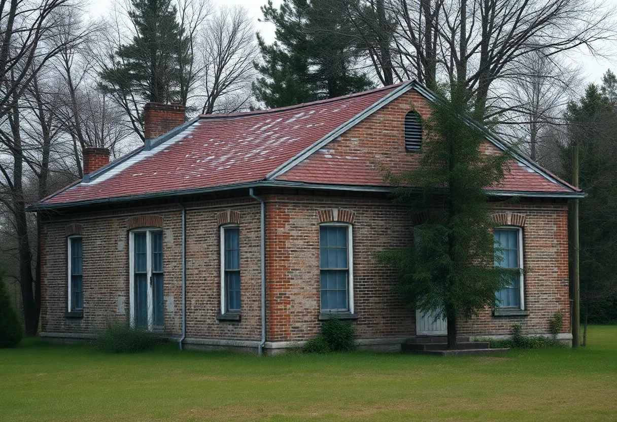 Historic Nitro High School building in disrepair