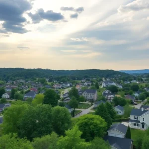 Residential neighborhoods in Chattanooga with homes and greenery