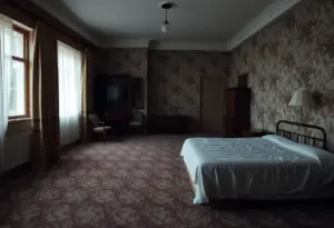 Deserted hotel room symbolizing loss in child welfare