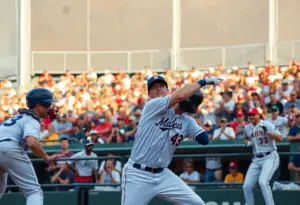 Action shot from the Baltimore Orioles vs New York Yankees game