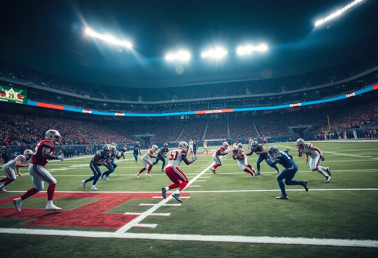 NFL Game Day action between the Cleveland Browns and Baltimore Ravens