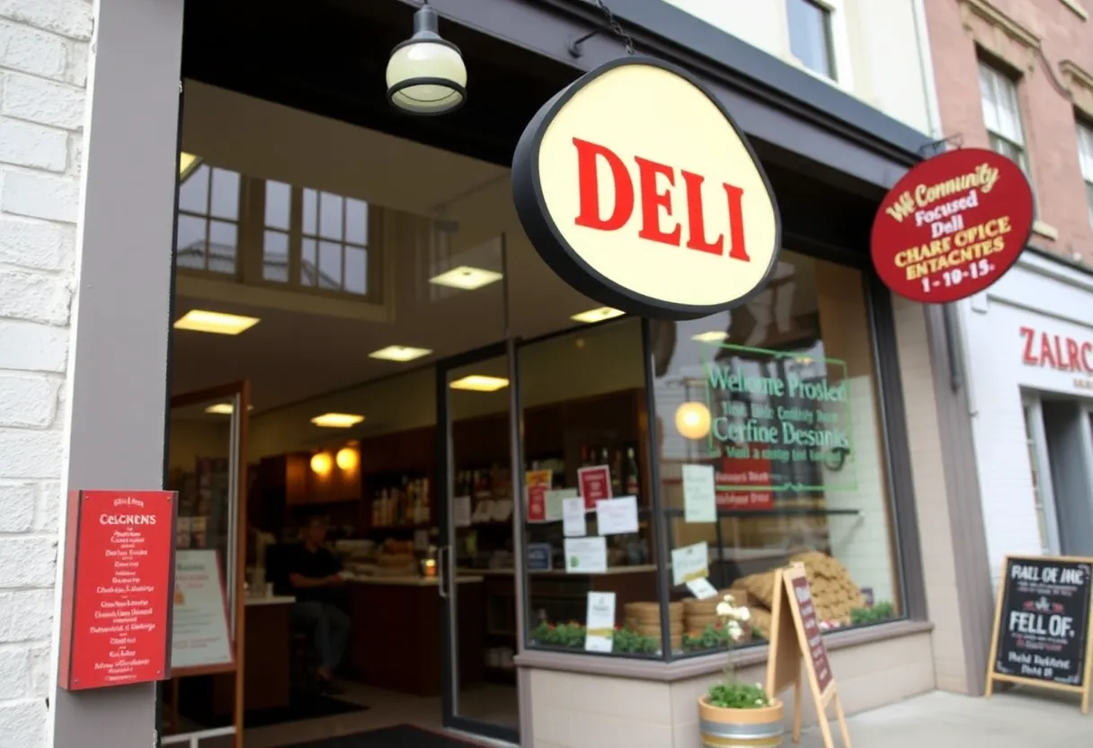 Exterior view of Chopped Broadway Bodega & Deli in Baltimore