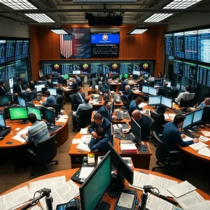 Inside view of the Dallas Business Journal newsroom with reporters at work.