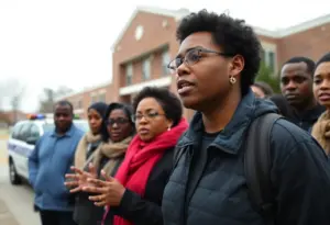 Des Moines community members reflecting on the arrest of a school superintendent