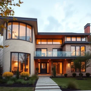 Beautiful home design in Baltimore with modern architecture