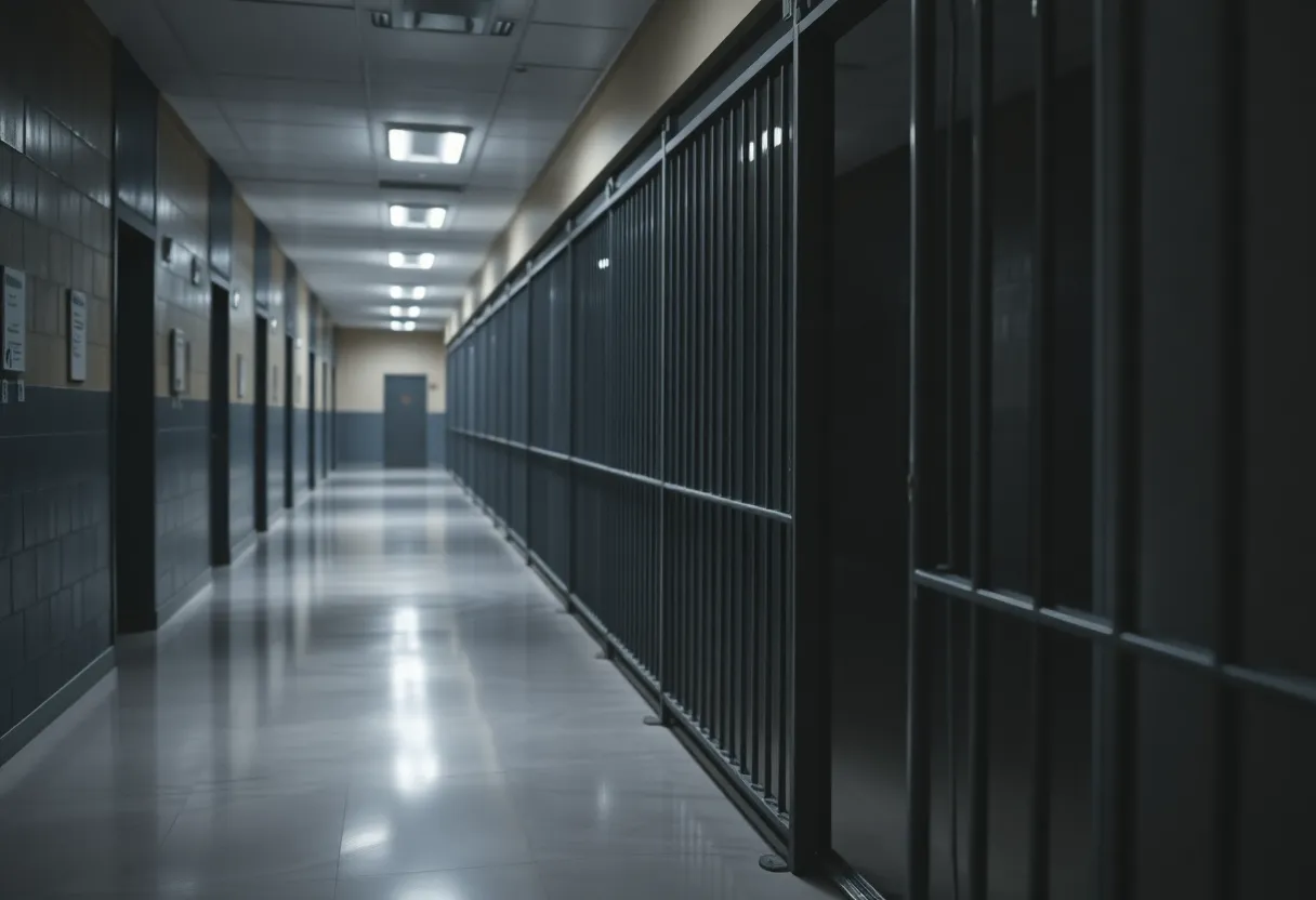 A prison cell representing safety issues for inmates