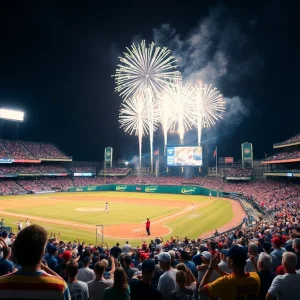 Baltimore Orioles fans celebrating during a game