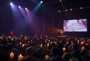 Candlelight vigil for Anne Everton