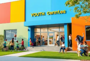 Children enjoying activities at the Baltimore Boys & Girls Club.