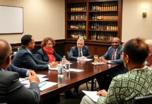 Meeting discussing changes in Baltimore Liquor Board