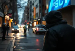 Police responding to a shooting scene in Baltimore.