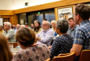 Community meeting about liquor regulations in Baltimore