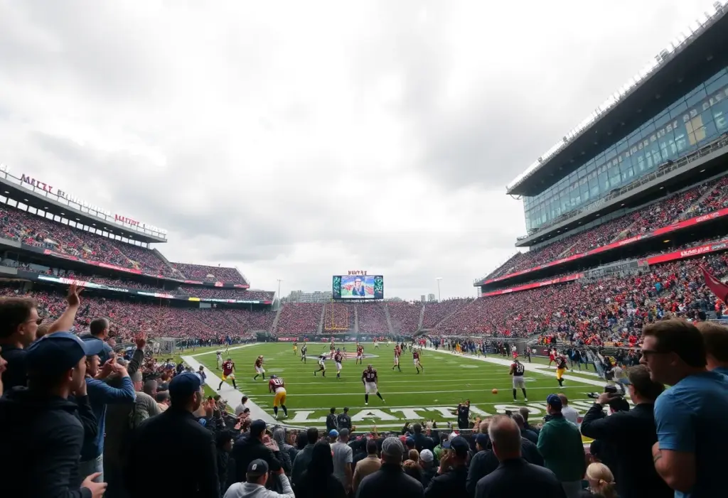 Chicago Bears facing Baltimore Ravens in a football game