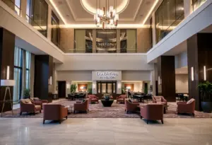 Lobby of doubletree by Hilton Baltimore North - Pikesville