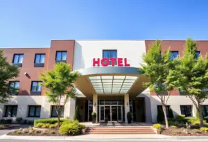 Exterior view of DoubleTree by Hilton Hotel Baltimore North - Pikesville