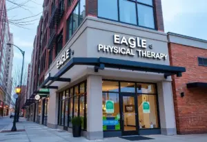 Exterior view of the new Eagle Physical Therapy location in Baltimore.