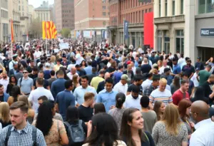 Attendees at the Impact Maryland 2025 summit interacting and discussing