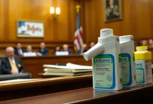 Courtroom representation of pharmaceutical trade secret dispute