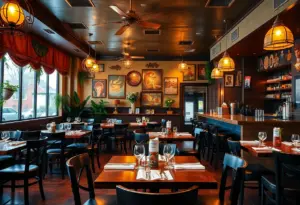 Interior view of Lime & Salt Taqueria in Baltimore