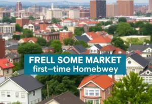 Cityscape of Baltimore showcasing homes for first-time buyers