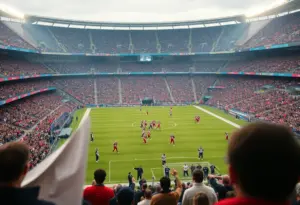 Baltimore Ravens vs Los Angeles Rams game in progress