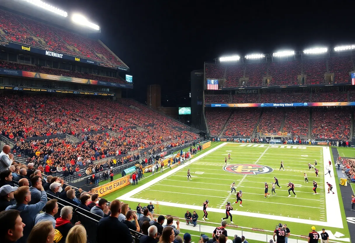 Bengals player celebrating a touchdown during Thanksgiving game against Ravens