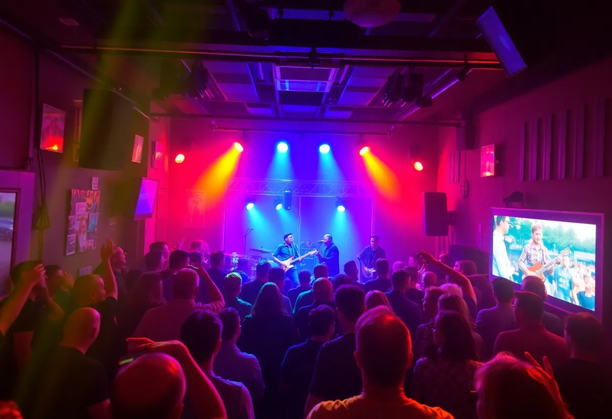Audience enjoying Half Past Dead live concert at the Ottobar