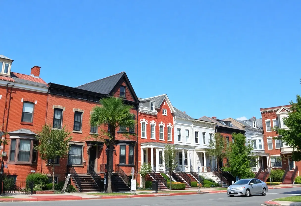 New home construction in a Baltimore historical neighborhood