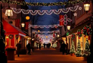 Thanksgiving weekend holiday lights in Baltimore