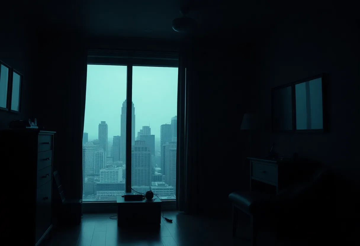 Symbolic image depicting political intrigue and secrecy in Maryland