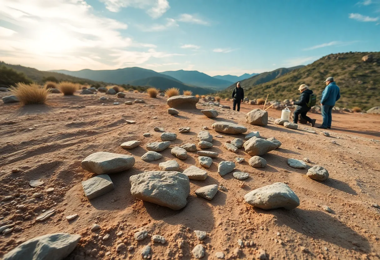 Stone tools discovered at Piney Grove archaeological site