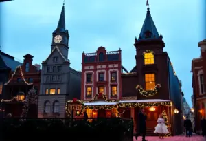 Theatre performance of A Christmas Carol set in Baltimore.