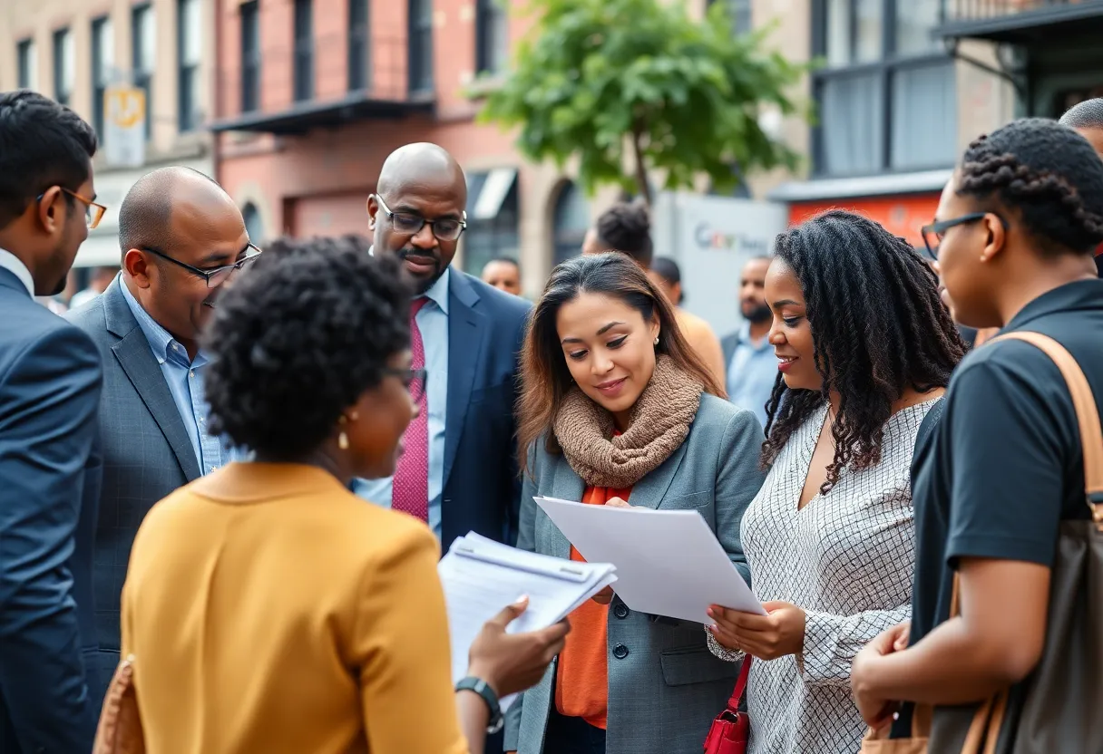 Business leaders in Baltimore collaborating on community issues