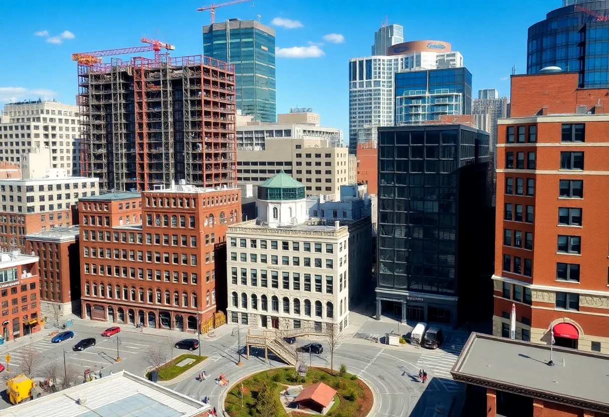 Baltimore cityscape with focus on infrastructure