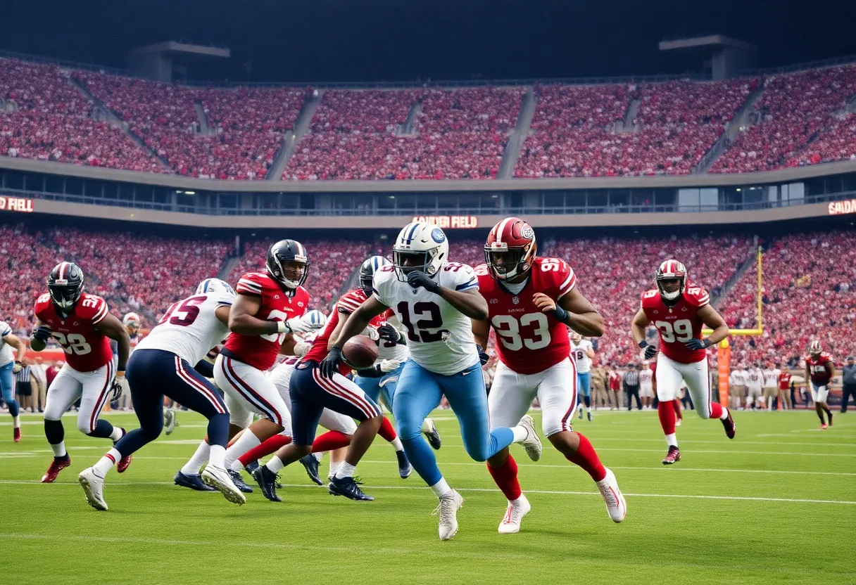 Chicago Bears players celebrating during game against Cleveland Browns