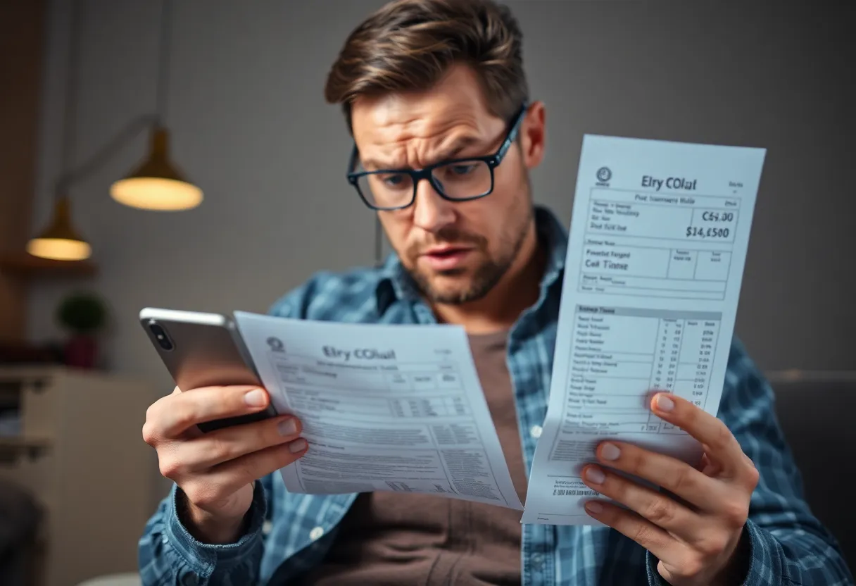 Customer frustrated with high electricity bill and long wait times