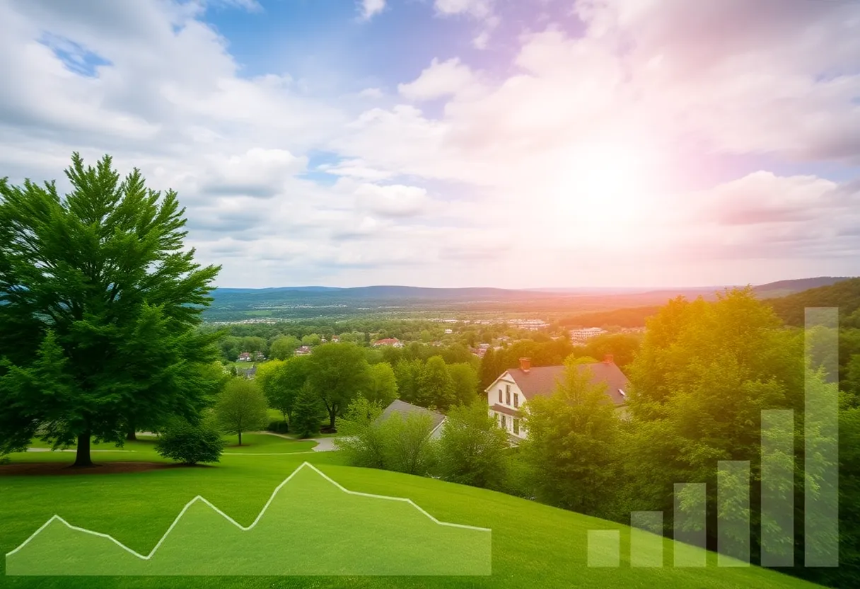 A scenic view of Carroll County reflecting financial accountability