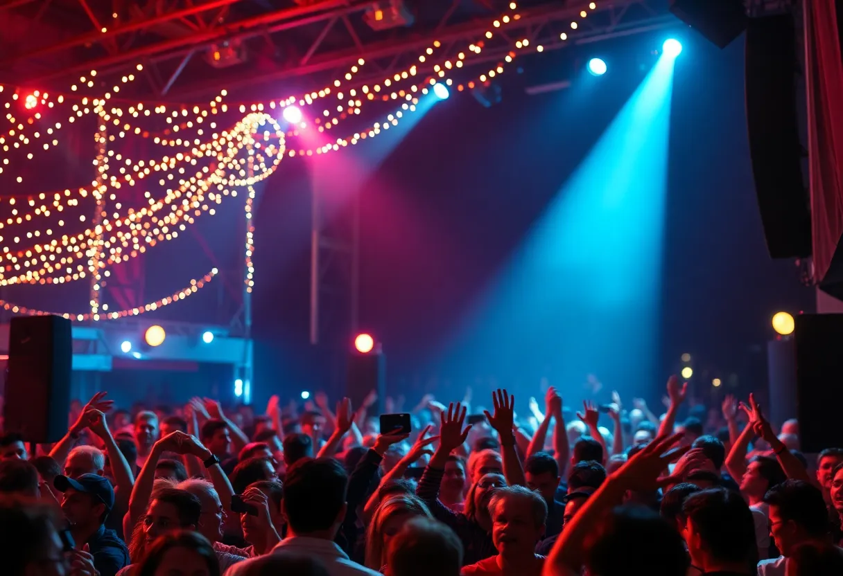 Crowd enjoying the DurtE's TraylorTrash-Tastic Birthday Bash concert.