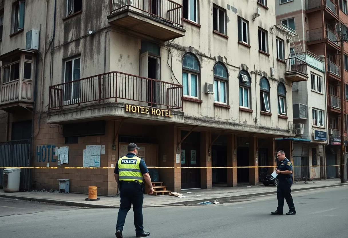 Police presence at Executive Inn in Baltimore due to crime