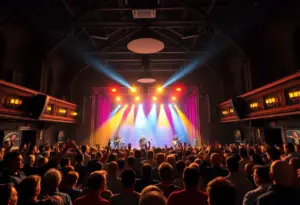 Concert crowd enjoying the performance at Lyric Baltimore