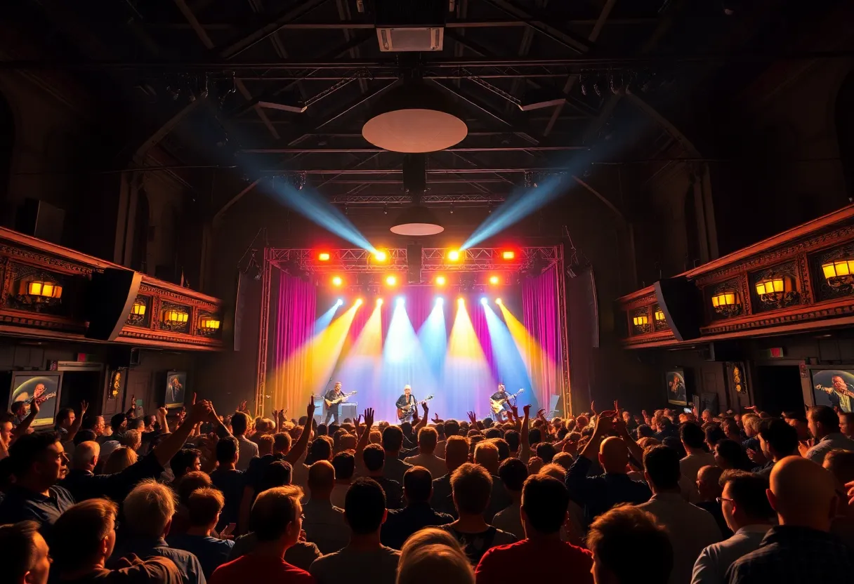 Concert crowd enjoying the performance at Lyric Baltimore