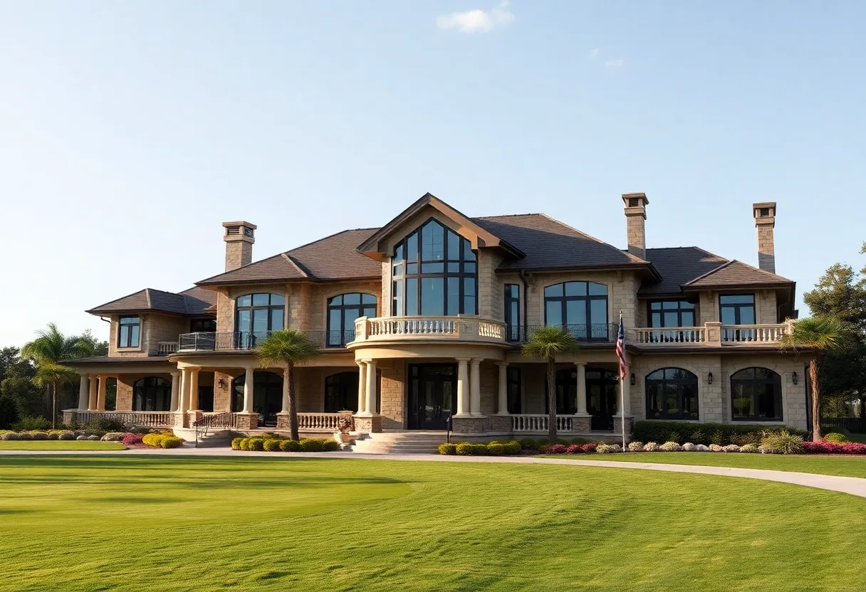 Elegant mansion in Caves Valley Golf Club, Maryland