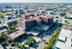 Artist's rendering of the Midtown64 mixed-use development in Henrico County.