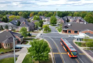 Overview of Montgomery County showing community development and improvements