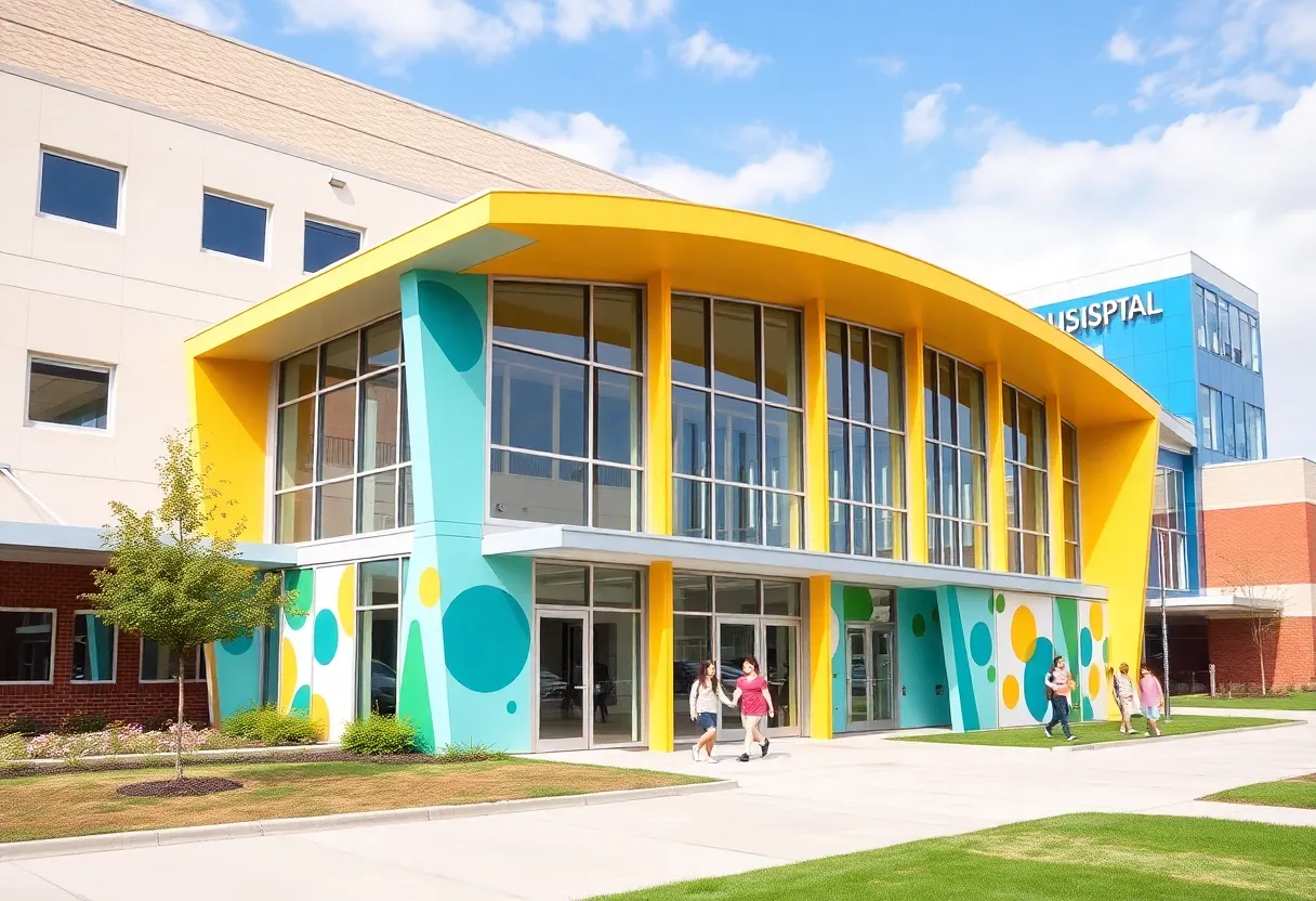 Architectural design of the Believe In Tomorrow Pediatric Children's House