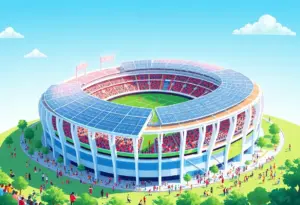 Solar panels installed at M&T Bank Stadium